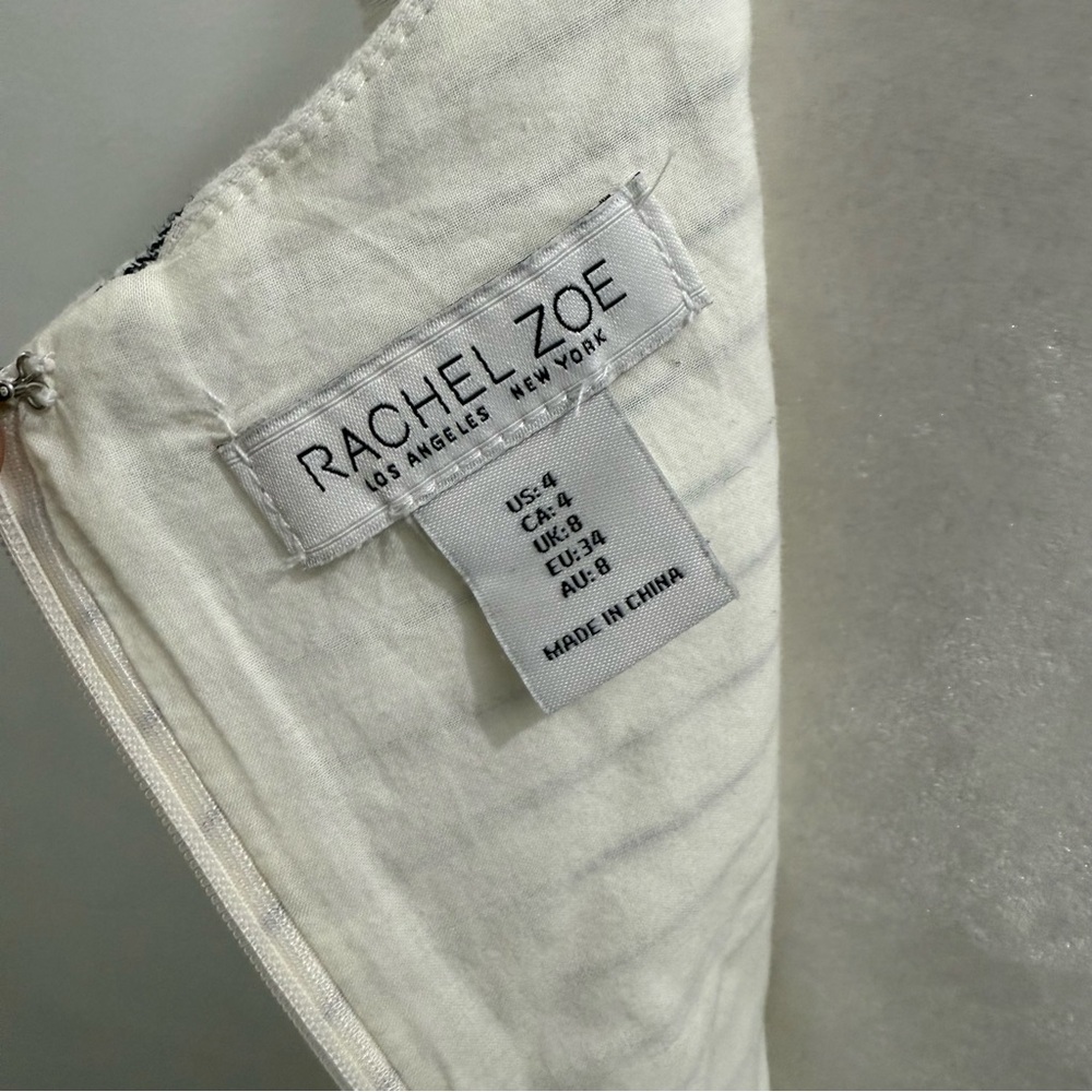Rachel Zoe Linen Blend Sleeveless Cropped Jumpsuit Womens Size 4 EUC - Picture 8 of 8